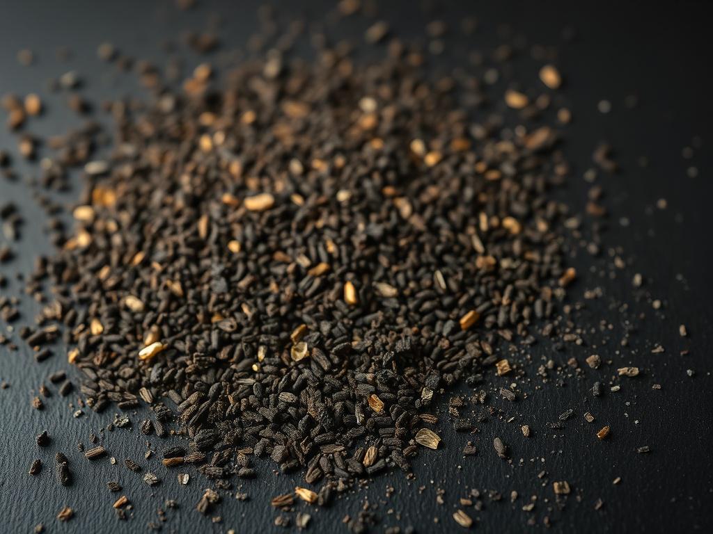 A close up image showcasing fine granules of coconut sawdust